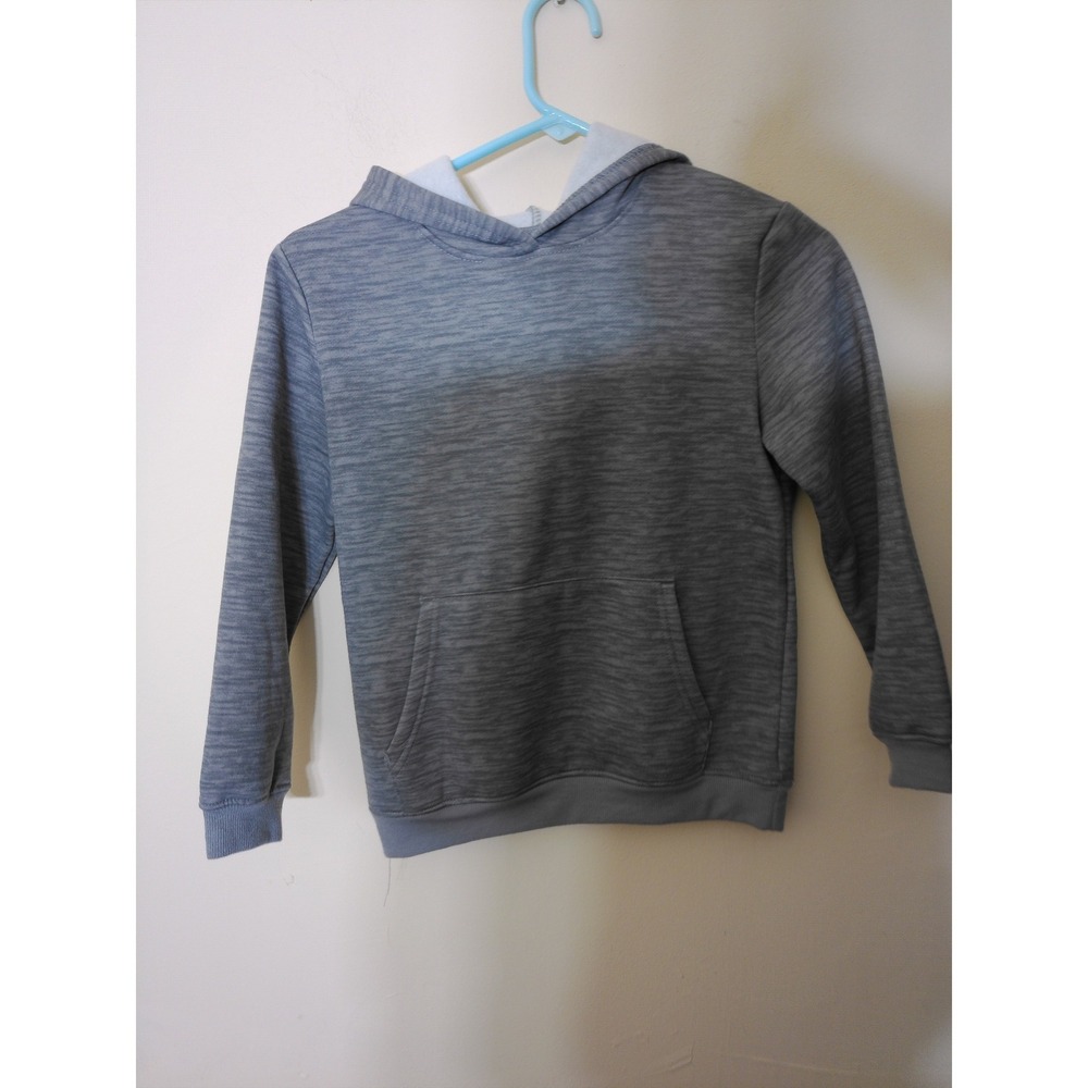 Highland Originals Hoodie Boys S 8 Gray Space Dye Pullover Kangaroo Pocket